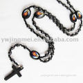 Religious craft cord Hematite Beads necklace